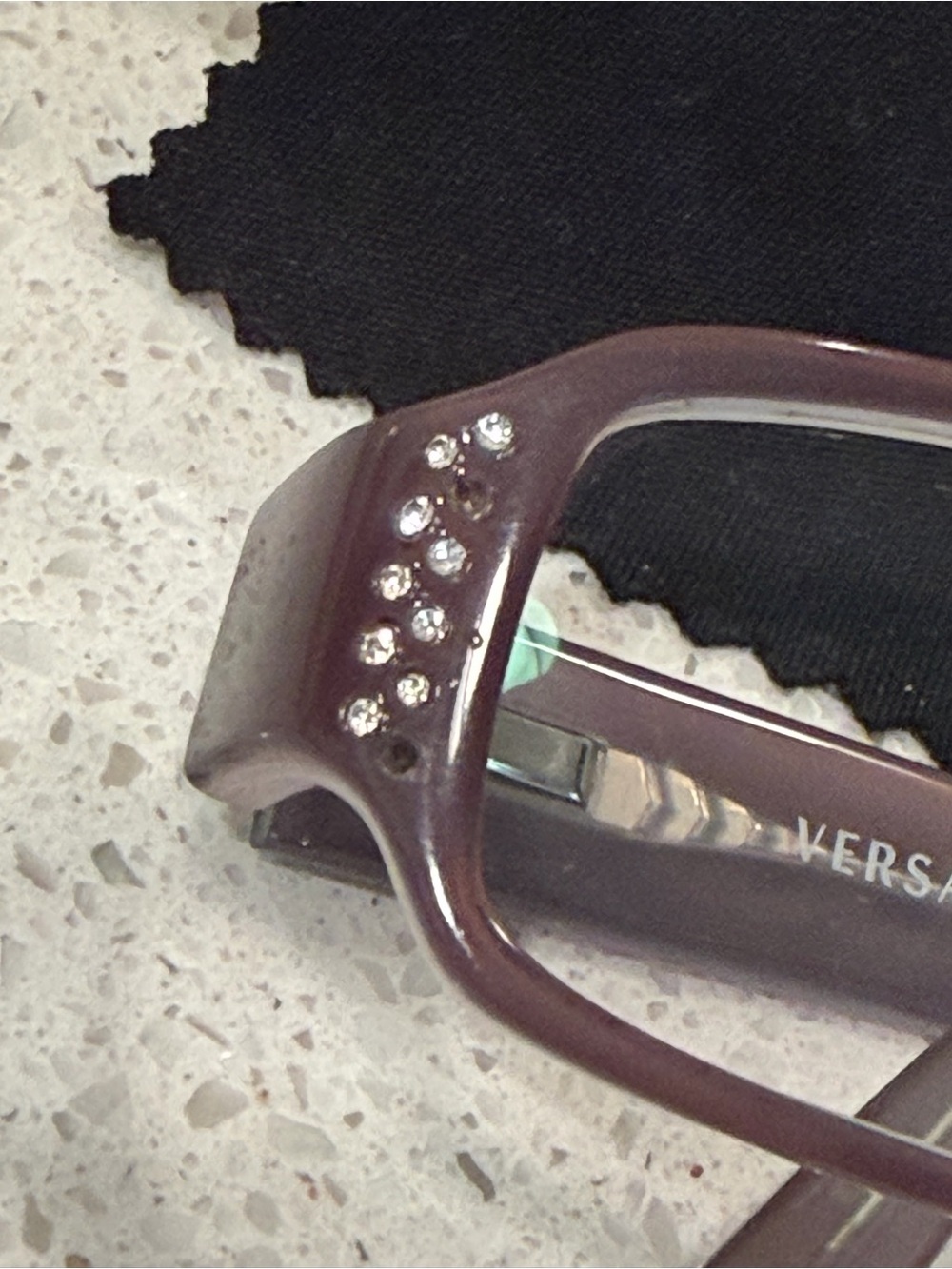 Authentic Versace MOD. 3061-B 447 Eyeglass Frames 51-18-135 Made in Italy with C - Picture 2 of 8